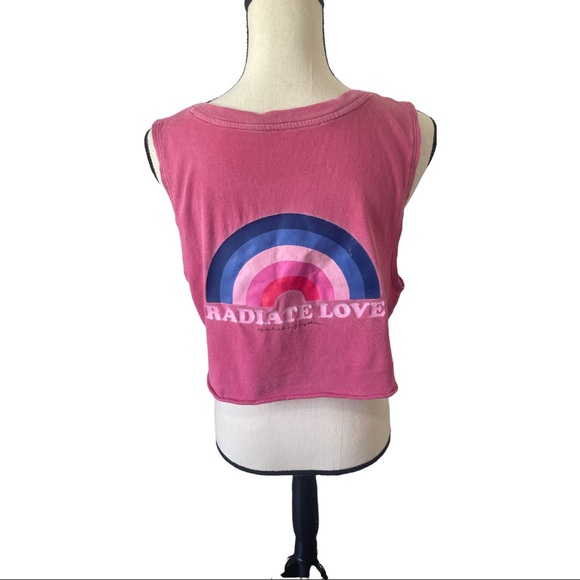 Spiritual Gangster Crop top - “Radiate Love” Size Small - Picture 5 of 5
